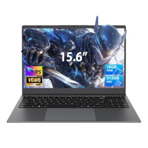 15.6 inch FHD Laptop Pentium Gold 6500Y Processor(Up to 3.4GHz),16GB RAM 512GB SSD,Laptop Computer with 5000mAh Battery,WiFi 5/Bluetooth 5.0/USB 3.2/Mini HDMI Suitable for Business Office Home