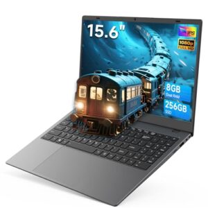 BLUEING 15.6 Inch FHD Laptop, Pentium Gold 6500Y Processor(Up to 3.4GHz) - 8GB RAM 256GB SSD, 5000mAh Battery,Type-C,Portable Laptops Computer for Business Office Home